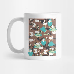 Rabbit Tea Party Art I Mug